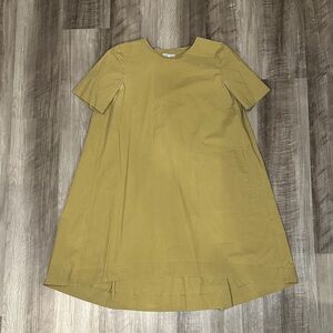 COS Cotton Short Sleeve Back Wrap Pocket Dress - 6